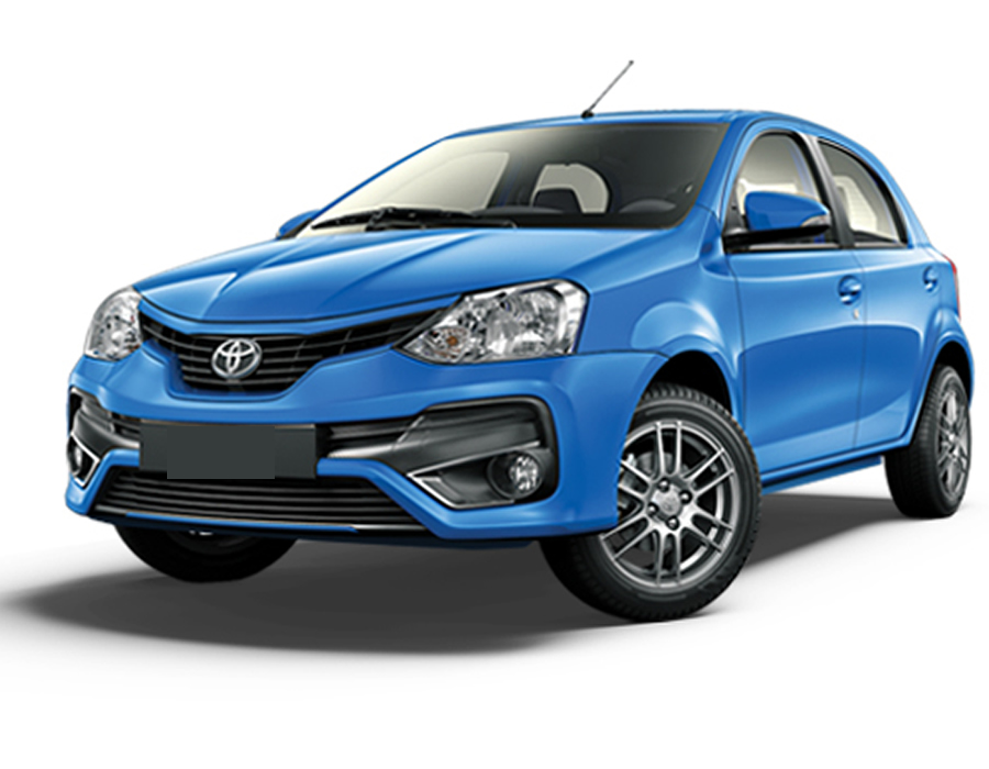 Toyota Etios,  Blue, White